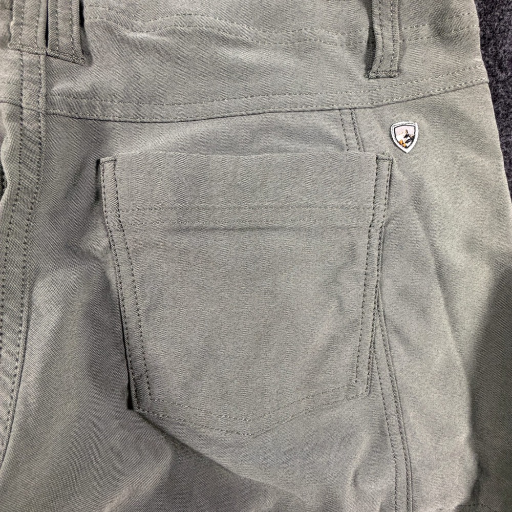 KUHL Splash Capri Pants Womens 6 Sage Green Hiking Outdoor Performance Cropped - Picture 3 of 16